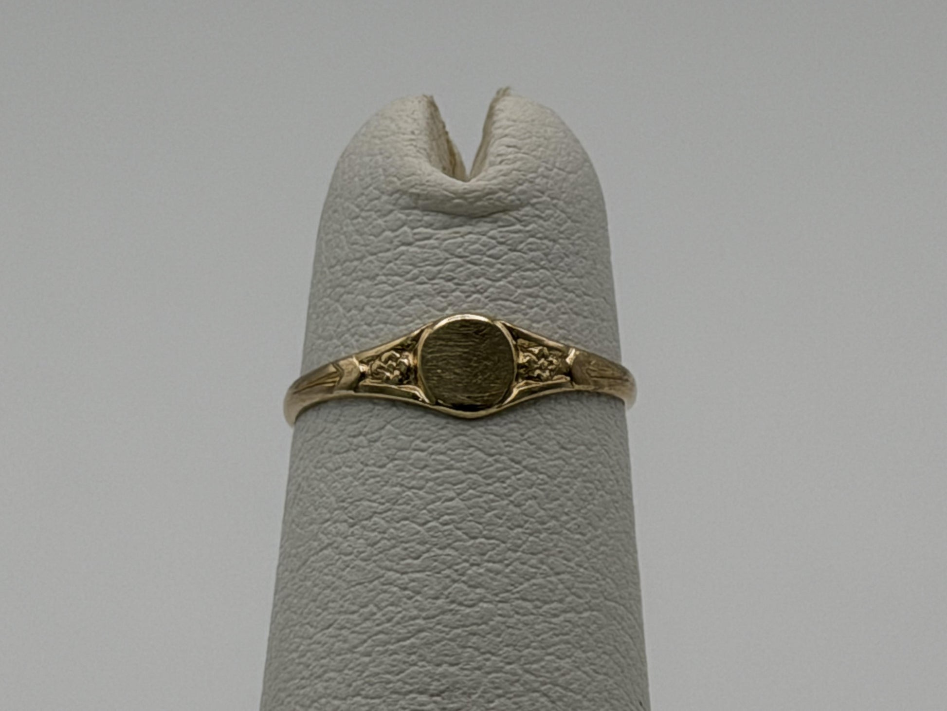 10K Gold Child Ring Minimalist Baby Ring Dainty Gold Band Kids Ring