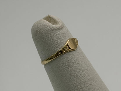 10K Gold Child Ring Minimalist Baby Ring Dainty Gold Band Kids Ring
