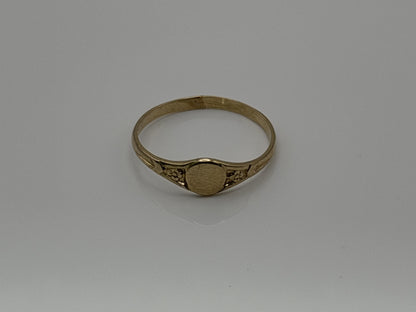 10K Gold Child Ring Minimalist Baby Ring Dainty Gold Band Kids Ring