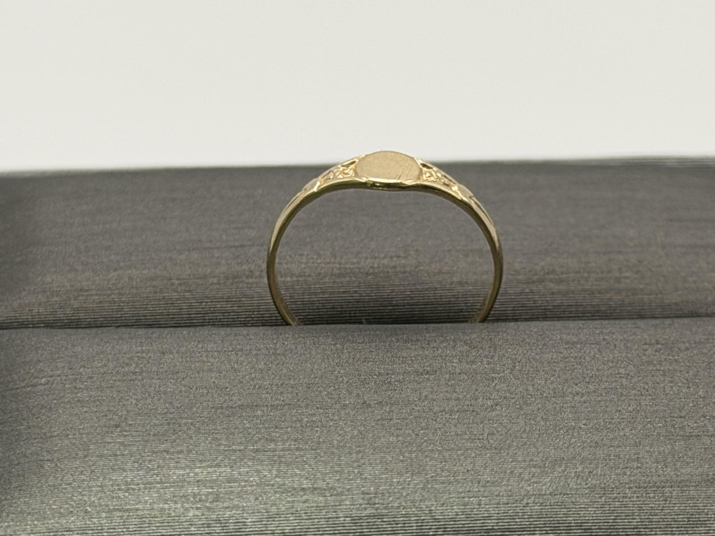 10K Gold Child Ring Minimalist Baby Ring Dainty Gold Band Kids Ring