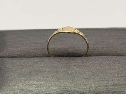 10K Gold Child Ring Minimalist Baby Ring Dainty Gold Band Kids Ring