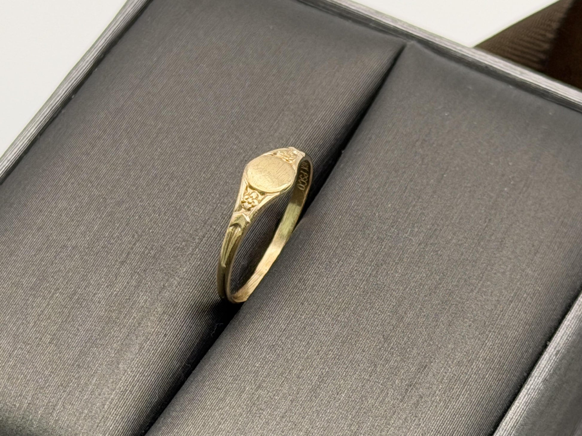 10K Gold Child Ring Minimalist Baby Ring Dainty Gold Band Kids Ring