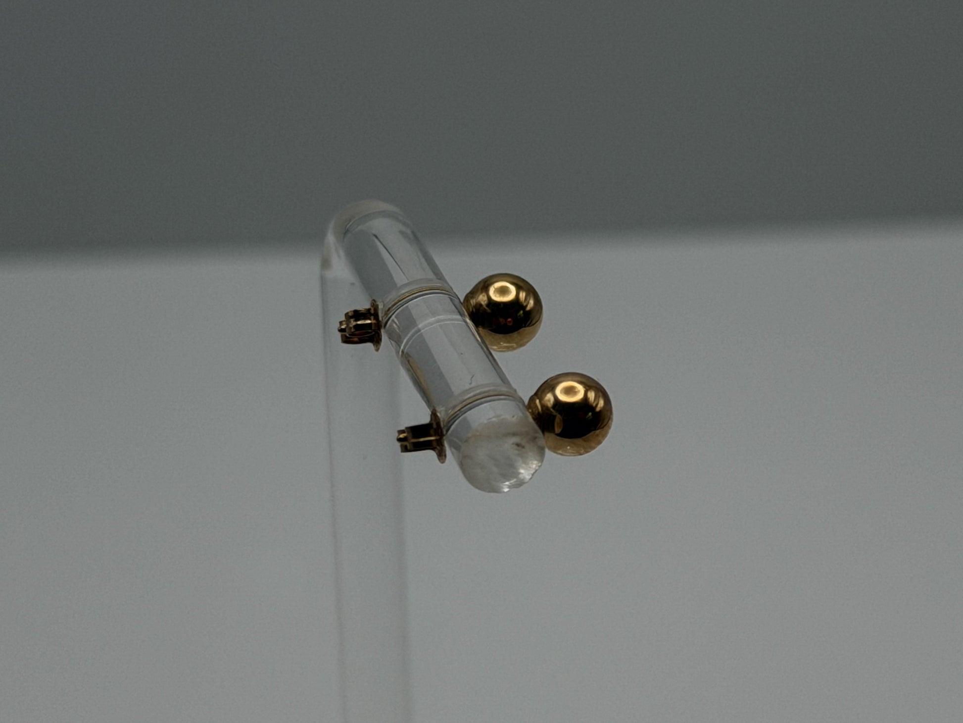 10k Yellow Gold Ball Stud Earrings 4.8mm Classic Yellow Gold Sphere Studs