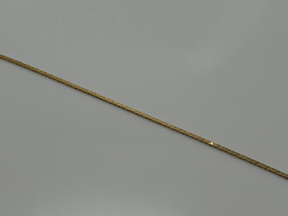 14k Vintage Italy Gold Chain Necklace 30" Dainty Minimalist Chain