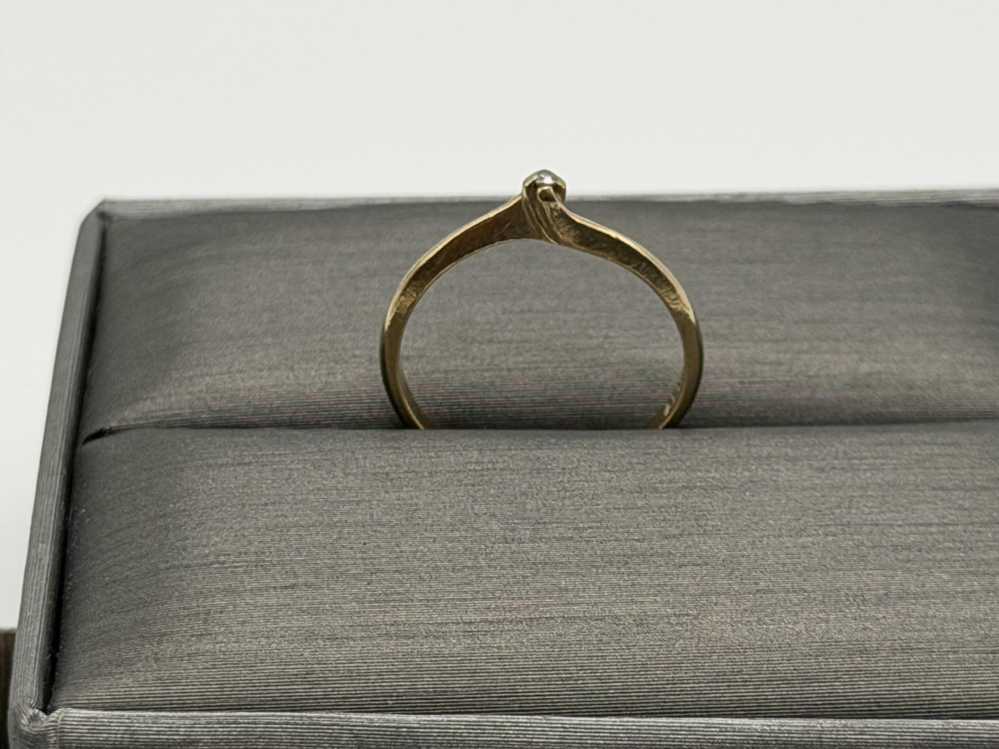 14K Gold Diamond Ring Minimalist Dainty Solitaire love Promise Ring