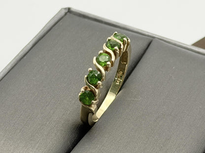 Vintage 14k Yellow Gold Emerald Ring