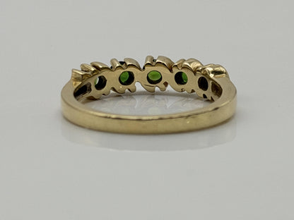 Vintage 14k Yellow Gold Emerald Ring