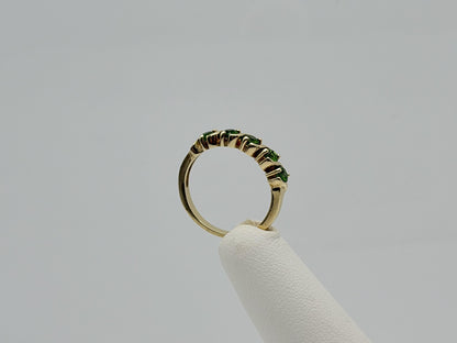 Vintage 14k Yellow Gold Emerald Ring