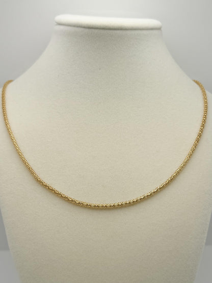 Michael Anthony 14k Solid Gold Rope Chain Necklace 23"