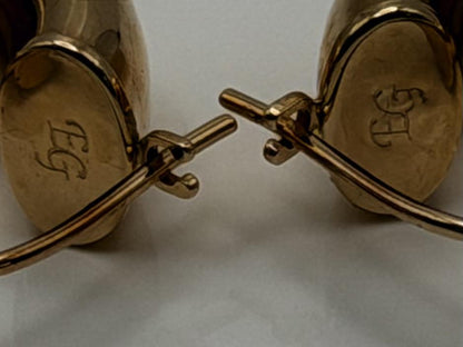 14k Gold Huggie Hoop Earrings