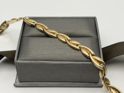Unique 10k Yellow Gold Wheat Link Bracelet 5.5 gr Chain