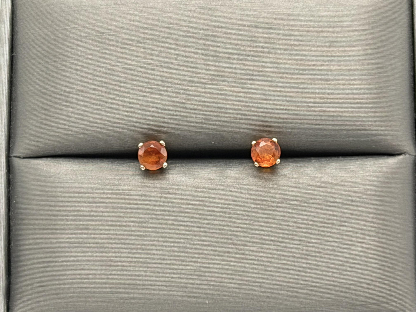 14k Yellow Gold Citrine Studs