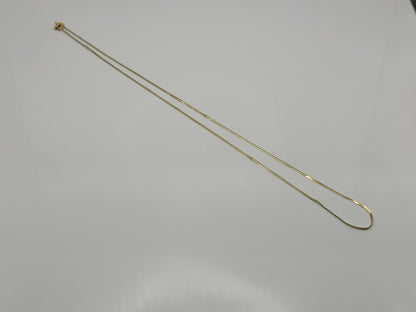 14K Yellow Gold Chain Necklace 20 Inch Fine Gold Chain.Layering Necklace.