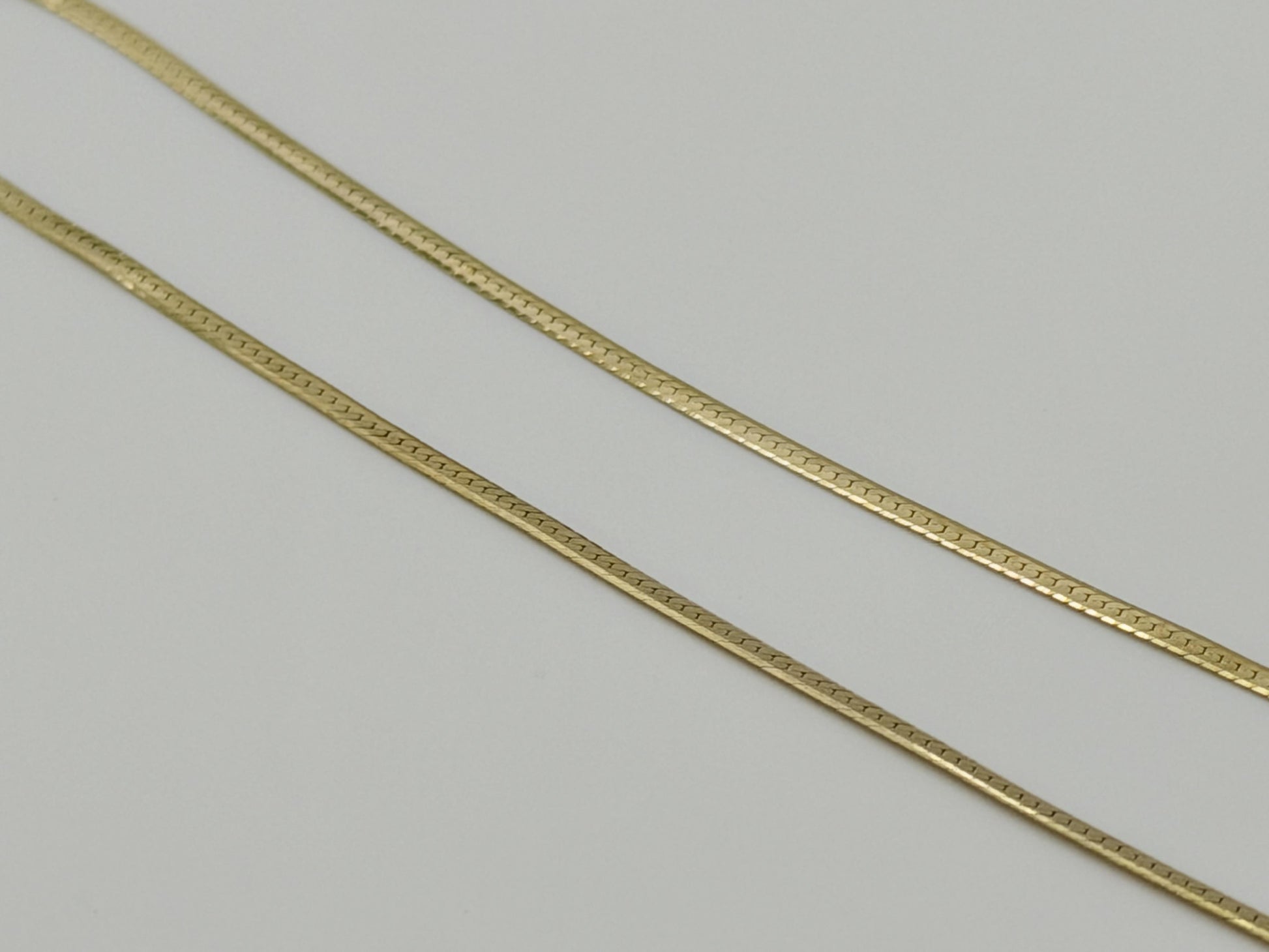 14K Yellow Gold Chain Necklace 20 Inch Fine Gold Chain.Layering Necklace.