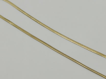 14K Yellow Gold Chain Necklace 20 Inch Fine Gold Chain.Layering Necklace.