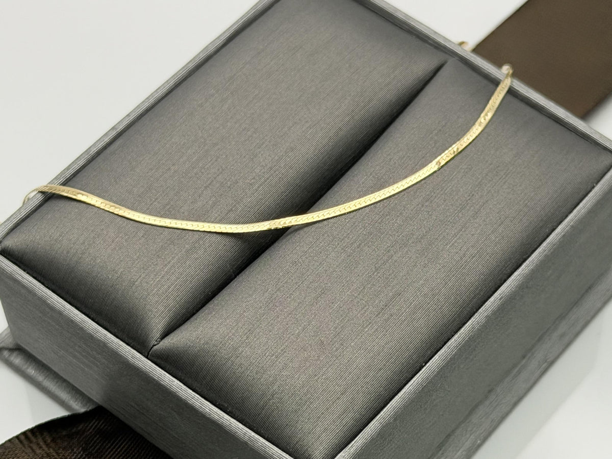14K Yellow Gold Chain Necklace 20 Inch Fine Gold Chain.Layering Necklace.
