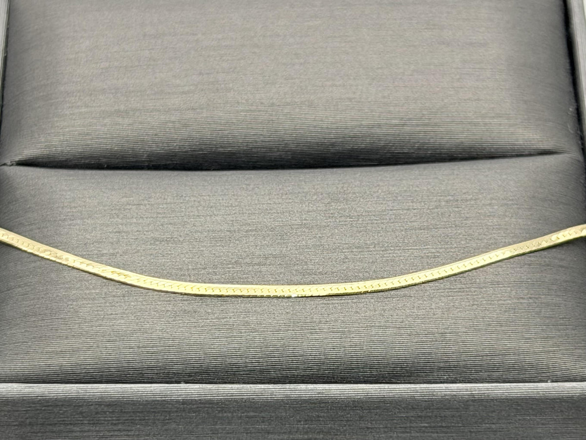 14K Yellow Gold Chain Necklace 20 Inch Fine Gold Chain.Layering Necklace.