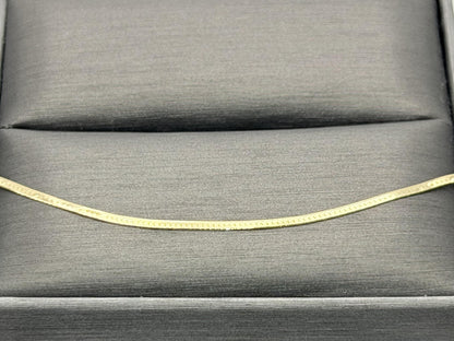 14K Yellow Gold Chain Necklace 20 Inch Fine Gold Chain.Layering Necklace.
