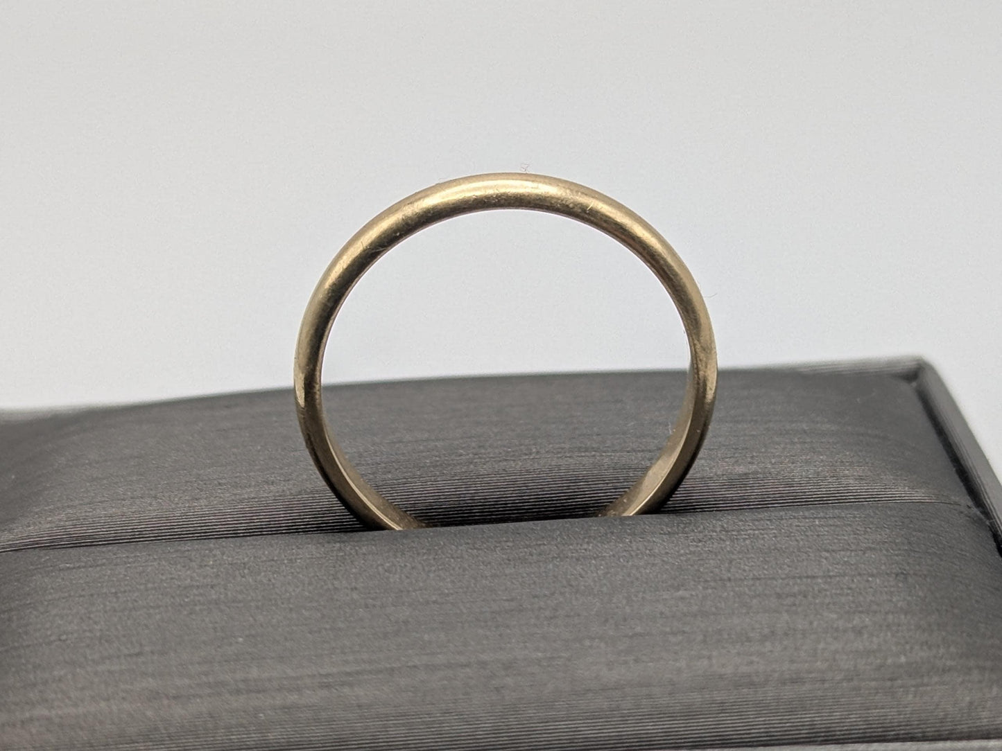 Vintage Wedding Ring 14K Yellow Gold Wedding Band 3.3mm Comfort Fit Ring