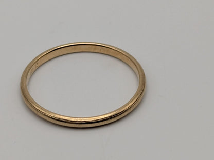 Wedding Ring 14K Yellow Gold Wedding Band Comfort Fit Ring
