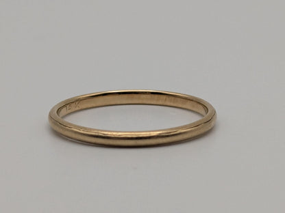 Wedding Ring 14K Yellow Gold Wedding Band Comfort Fit Ring