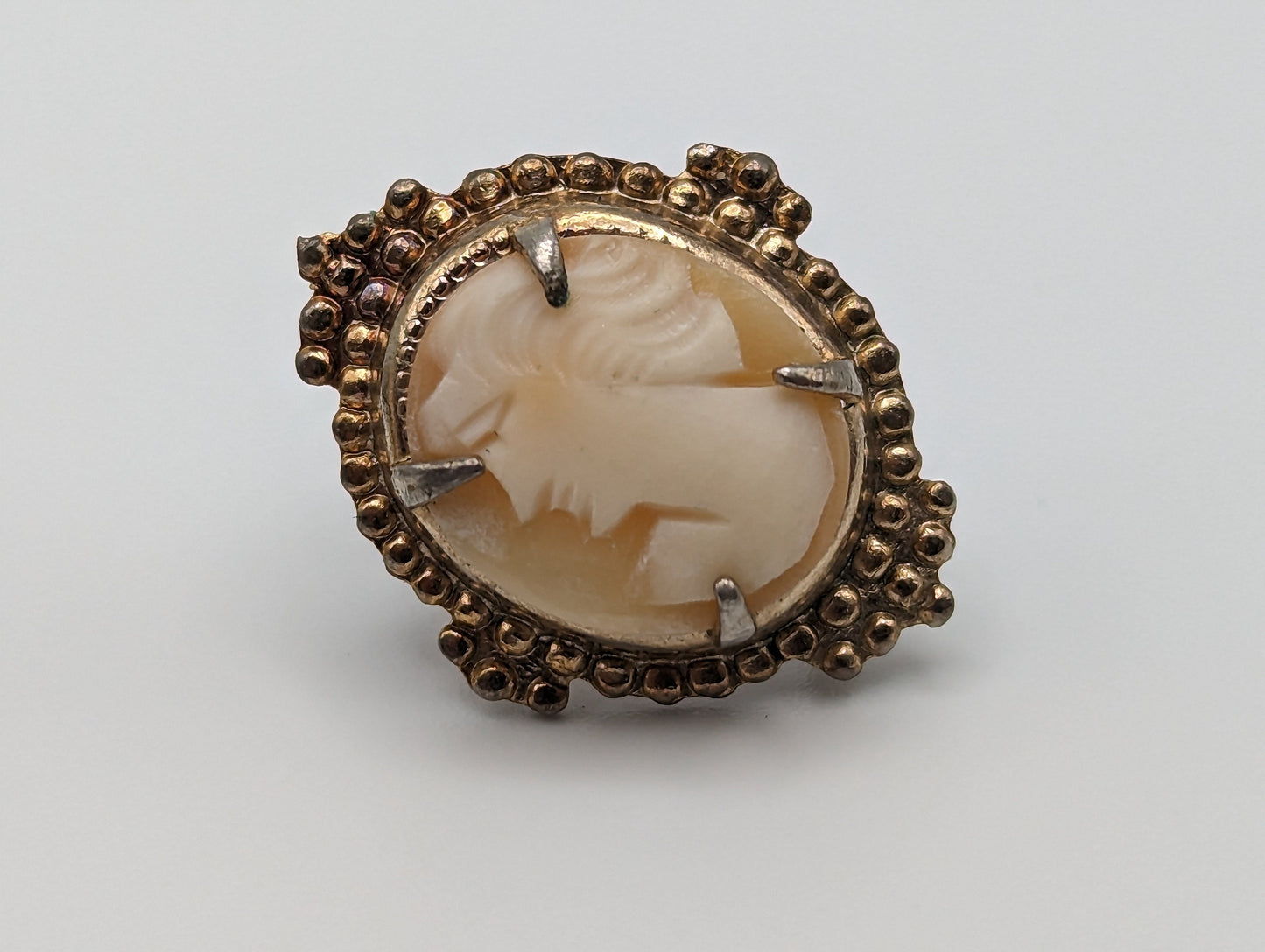 Vintage Rosalinda Cameo Earrings. Cameo Earrings. Handmade Victorian Earrings.