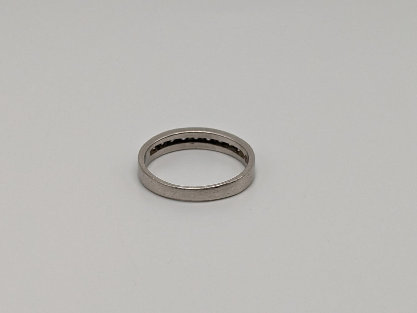 Platinum Channel ring Platinum .25ct Diamond Eternity Wedding Band Anniversary half eternity Women band