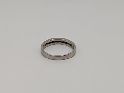 Platinum Channel ring Platinum .25ct Diamond Eternity Wedding Band Anniversary half eternity Women band