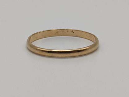 10k Yellow Gold Wedding Band. 10k Engagement Band Unisex Wedding Band.