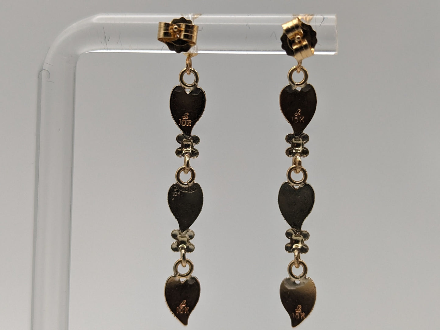 10k 12k Black Hills Gold Traditional Gold Vine Dangel Earrings Rose Gold Black Hills Gold Trio Gold Vine Leaf Earrings