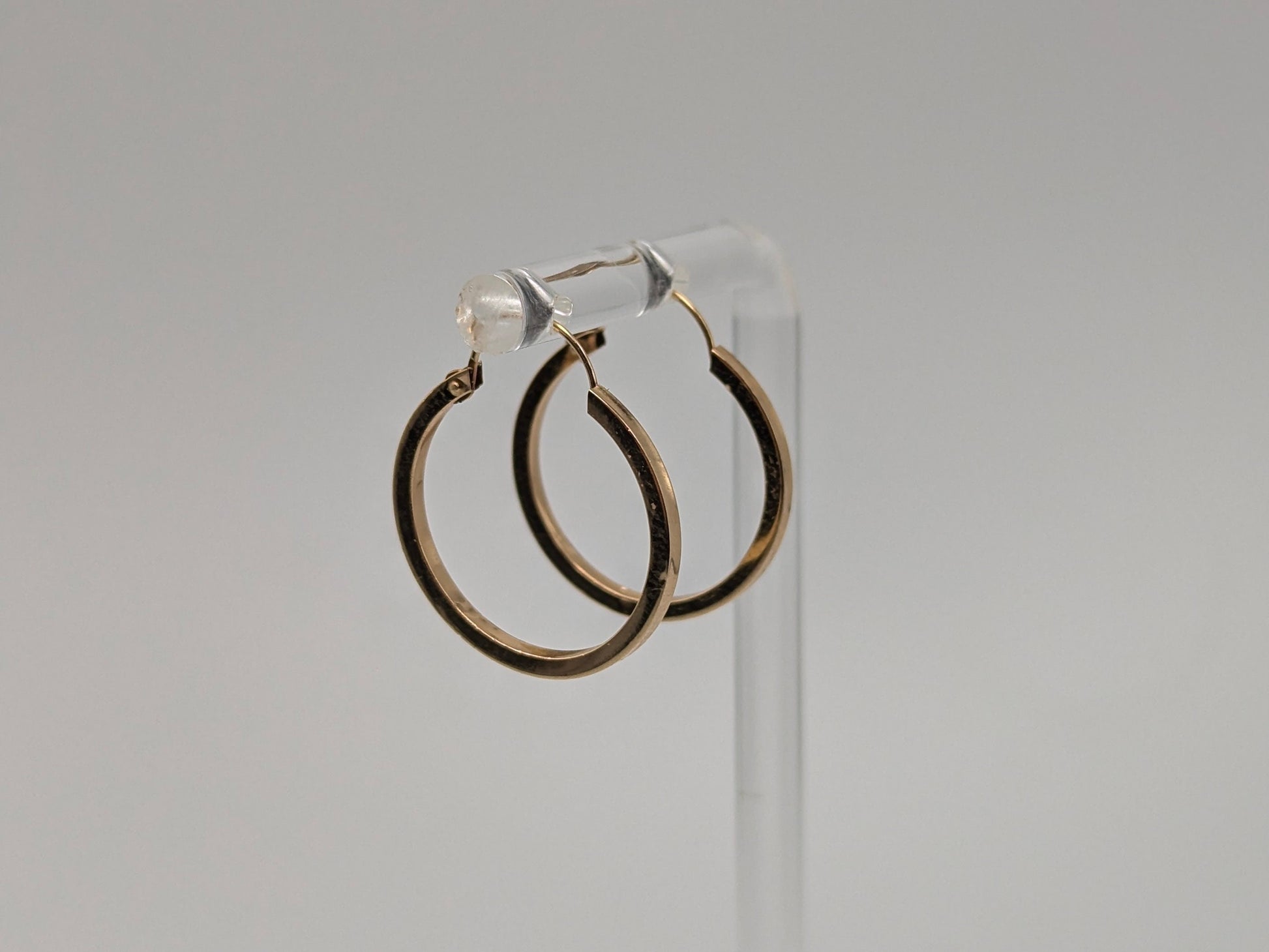 14k Gold Square Hoop Earrings Real Gold Hoops