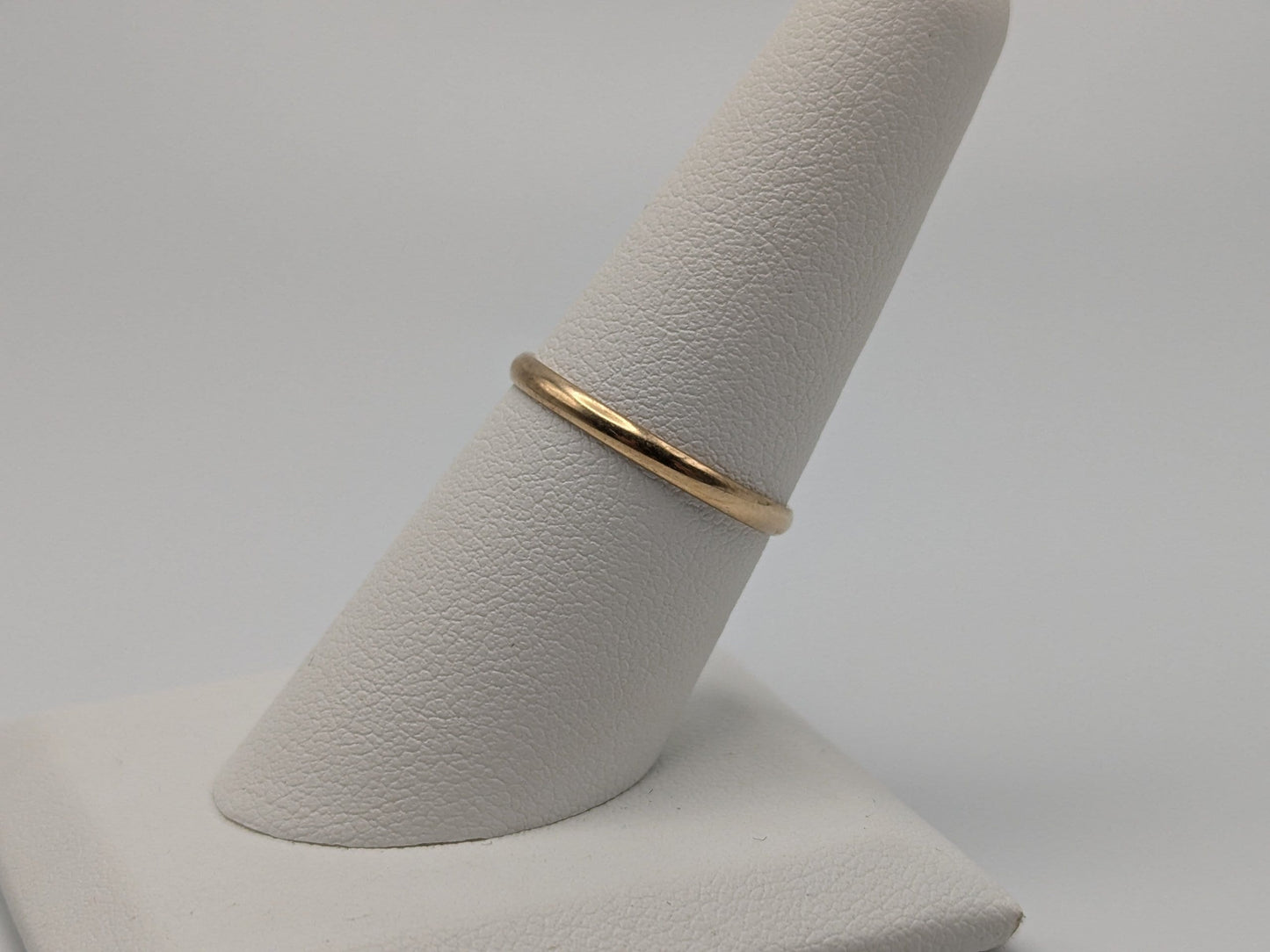 10k Yellow Gold 2mm Wedding Band Comfort Fit Wedding Ring. Anniversary Band.