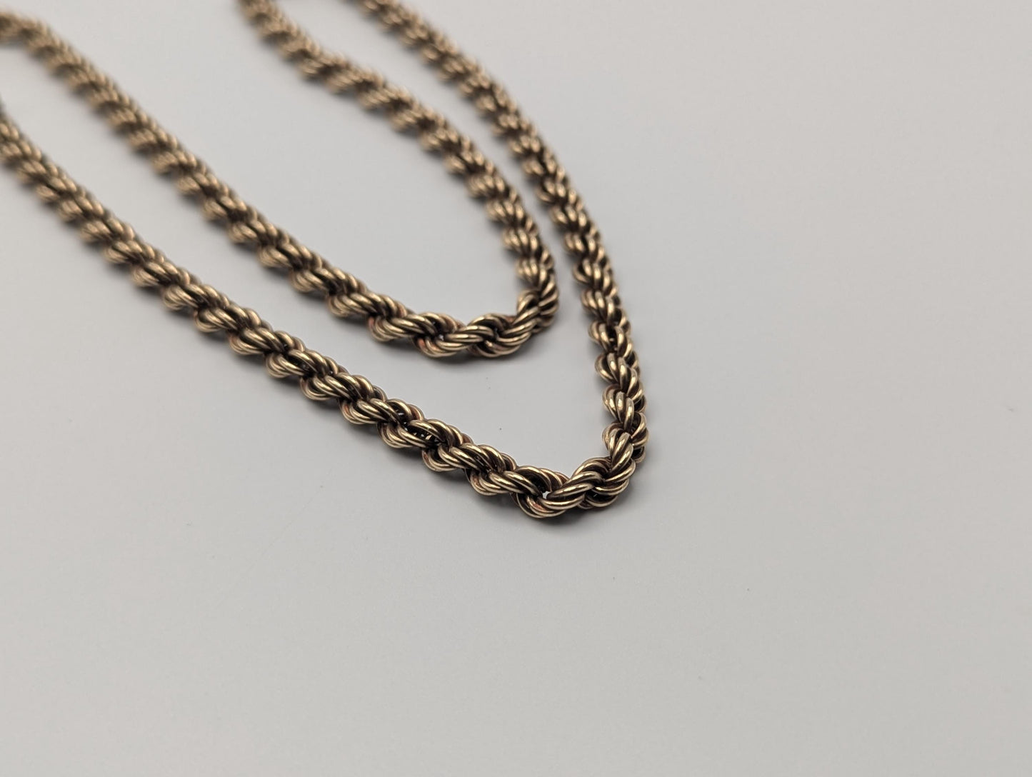 Heavy 10k Solid Gold 13gr 5mm Specialty Rope Chain 21" Necklace