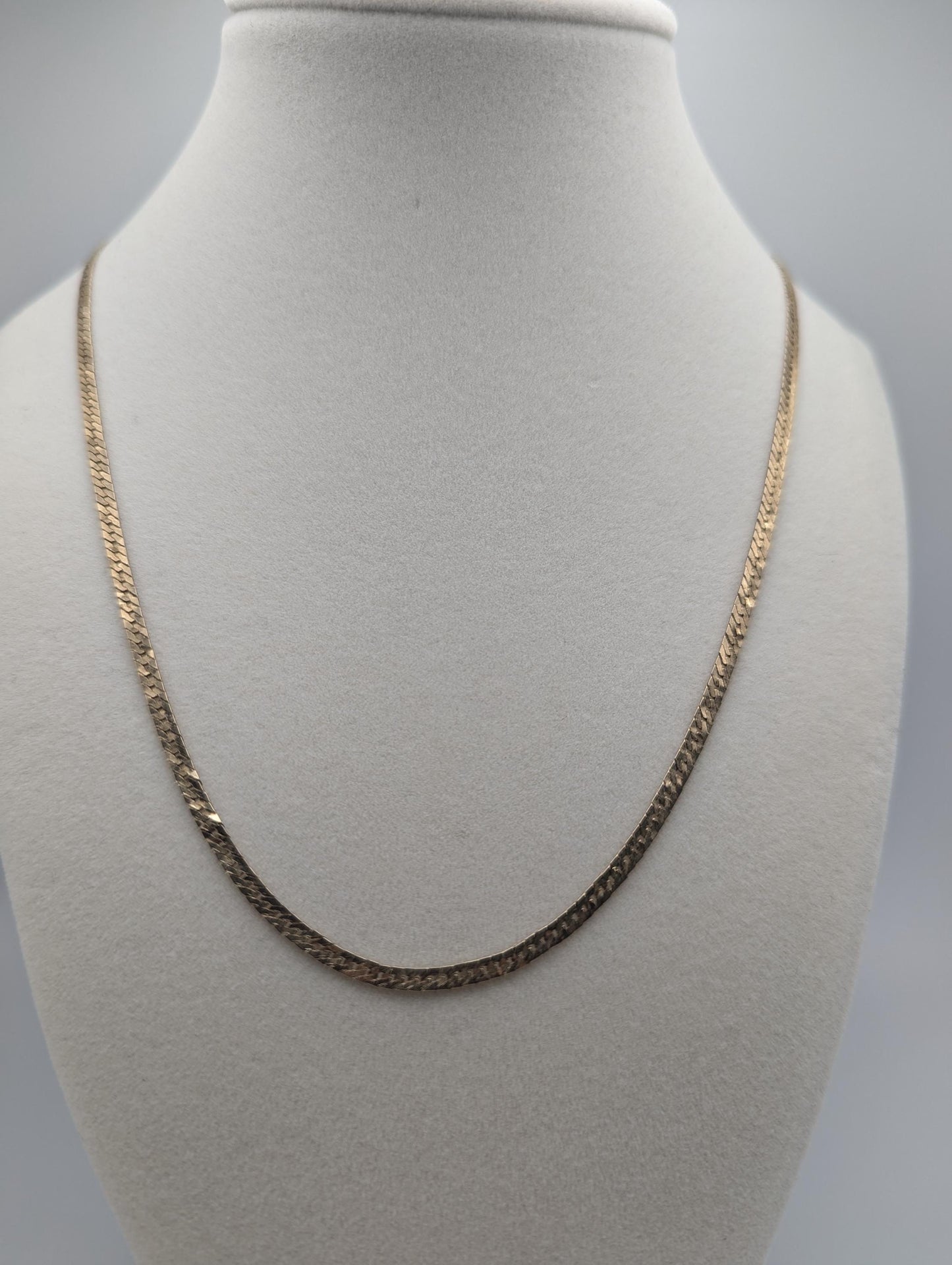 10k Yellow Solid Gold 2.85mm Woven Wheat Chain 22" Necklace