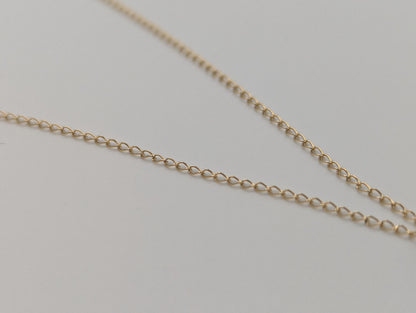 Israel 14K Yellow Gold Star of David w/Gold Chain Necklace Circle Pendant