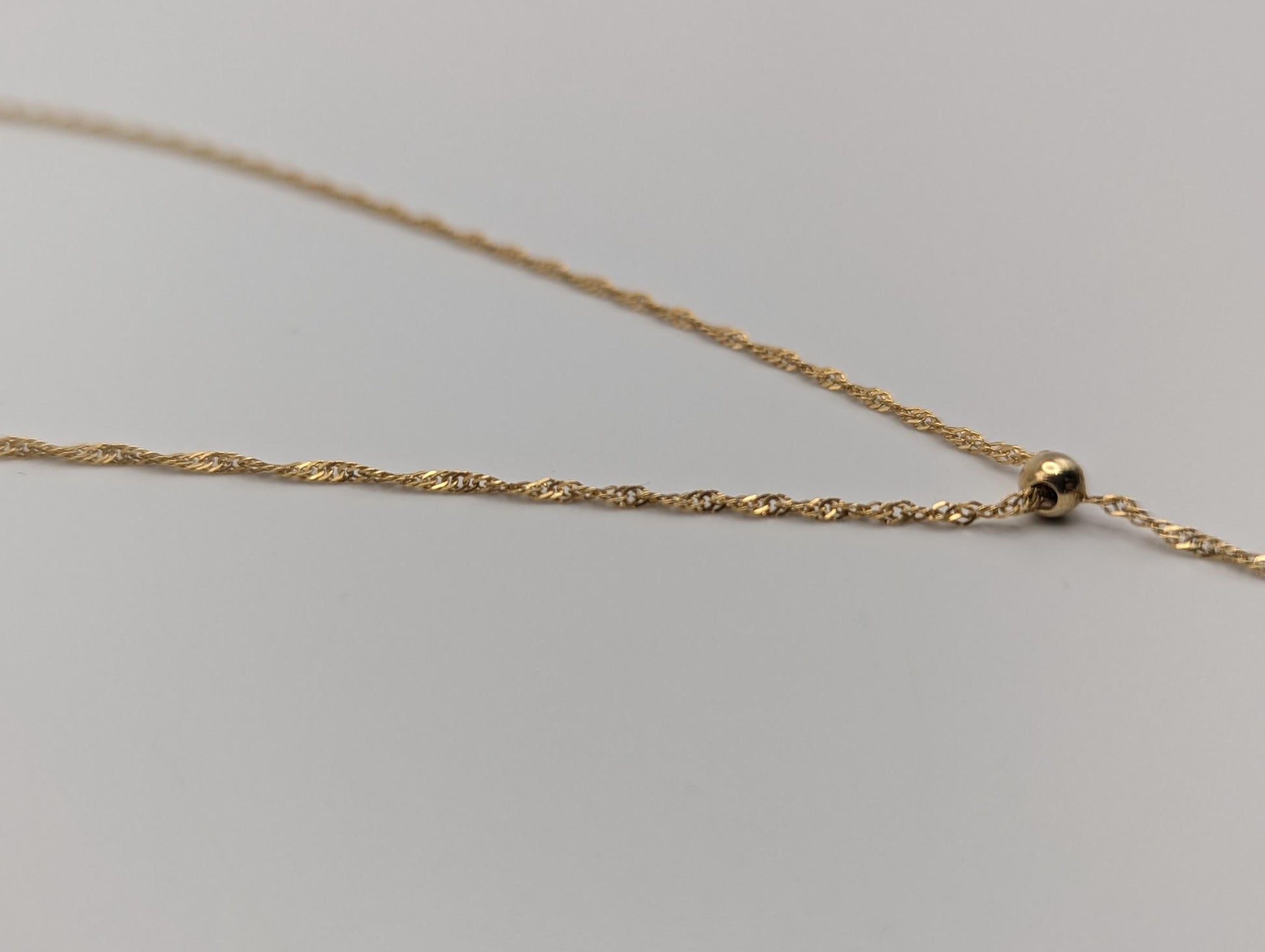 10k Italy Gold Love Heart Pendant Necklace w/ GF Necklace Extention Chain Necklace