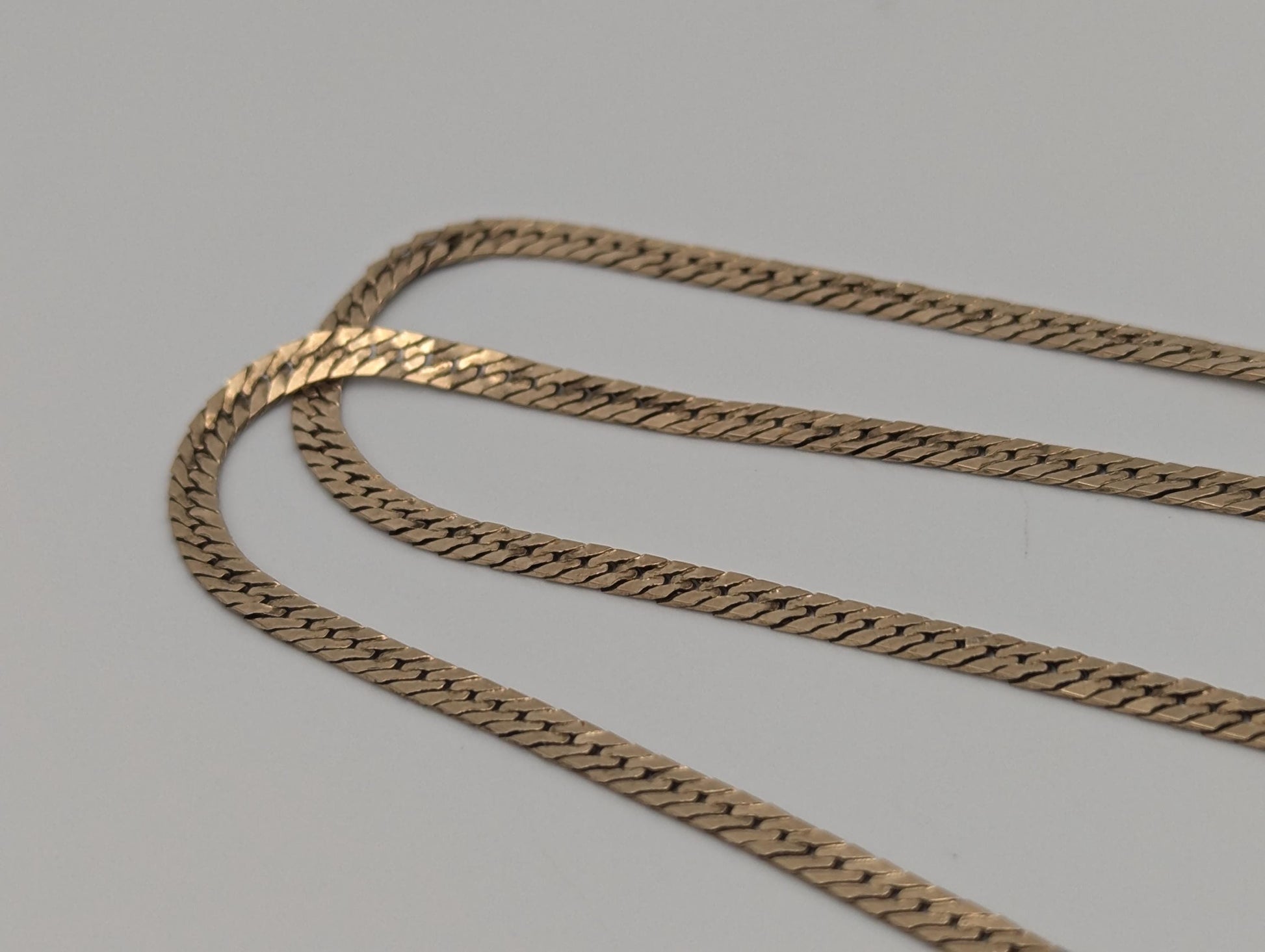 10k Yellow Solid Gold 2.85mm Woven Wheat Chain 22" Necklace