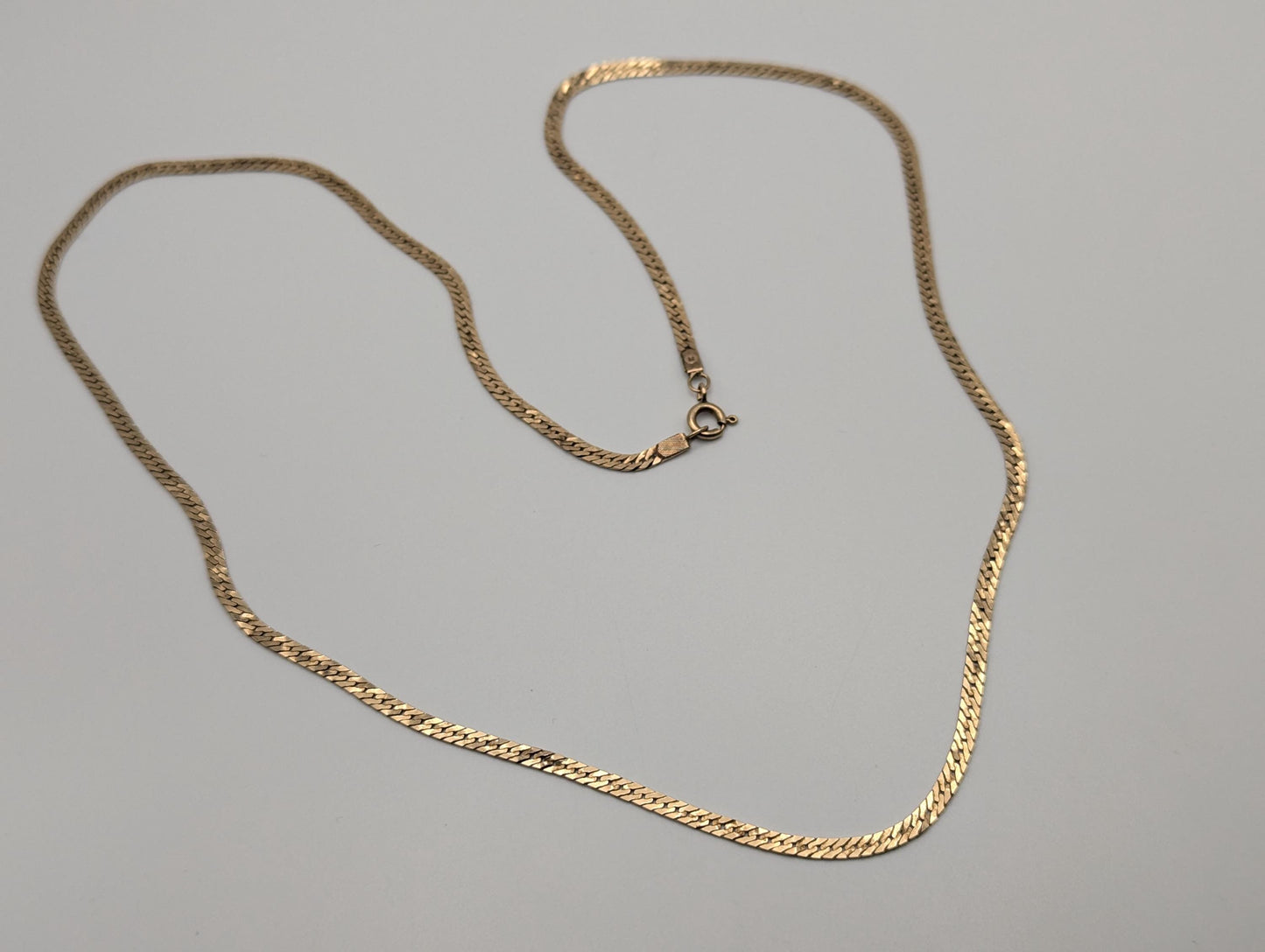 10k Yellow Solid Gold 2.85mm Woven Wheat Chain 22" Necklace