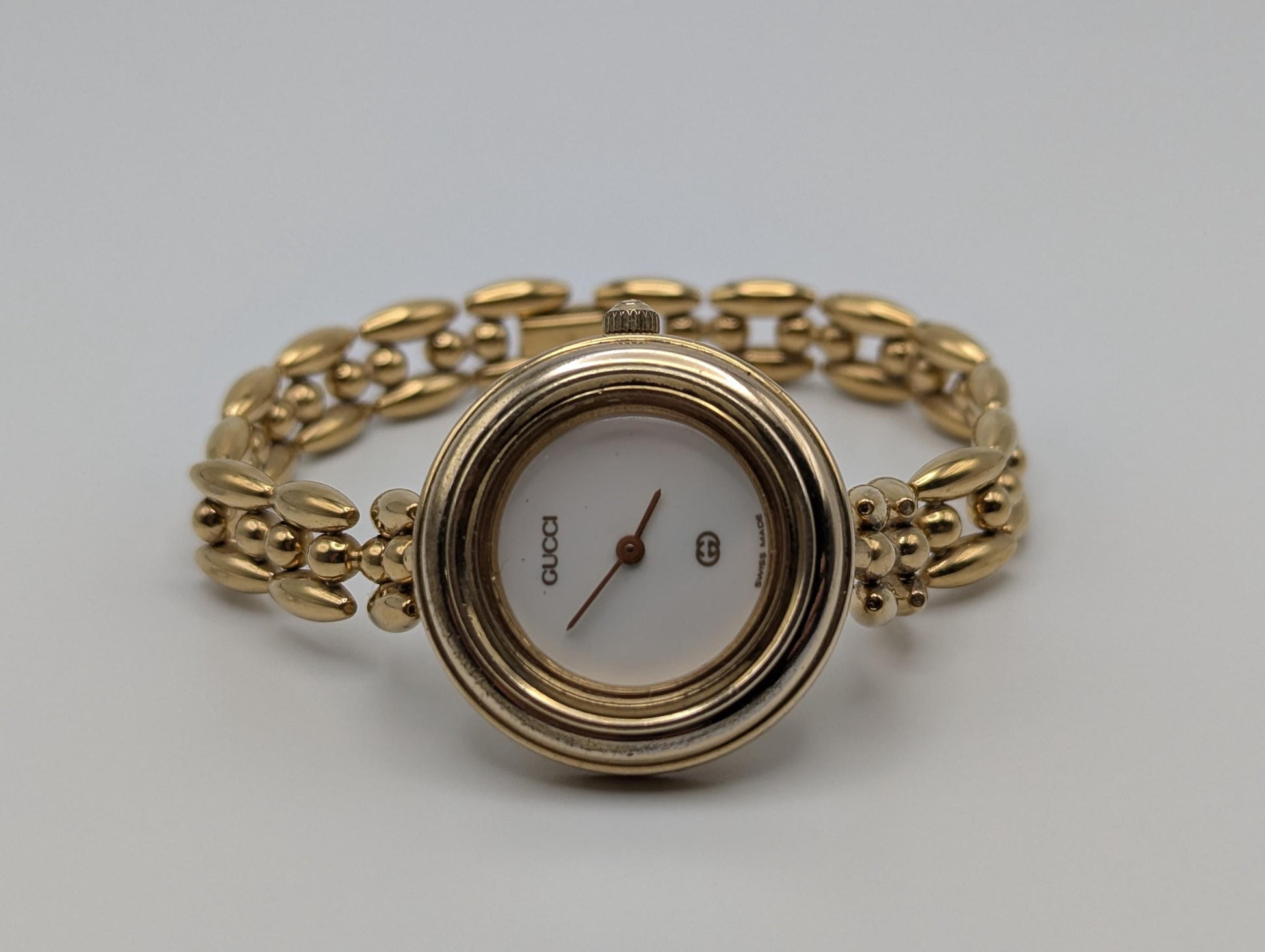 Vintage Gucci Womens Wristwatch 90s Gucci Quartz Watch