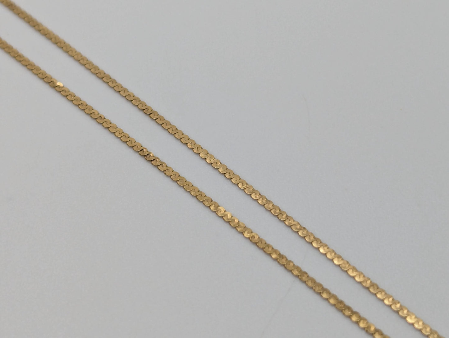 14k Yellow Gold Italy Speciality Box Chain Necklace Yellow Gold Italian Chain 18"