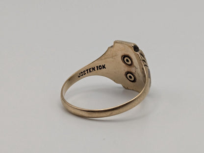Antique 10k 1942 Jostens Class Ring. Vintage Class Ring. Signet Ring.