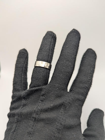 Ritani Platinum HEAVY 8.4 gr Wedding Band Anniversary Band Mens Textured Wedding Ring