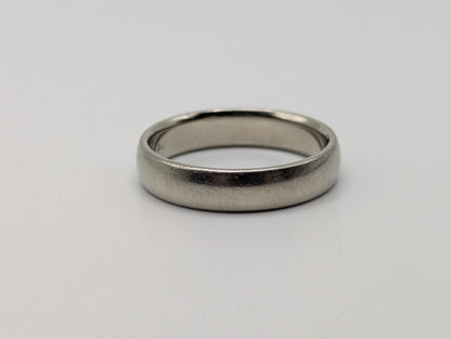 White Gold 18k JABEL 5.0mm HEAVY 7.9g Wedding Band Anniversary Unisex Band Ring
