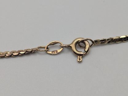 14k Yellow Gold Diamond Cut Necklace Chain Classic Gold Chain