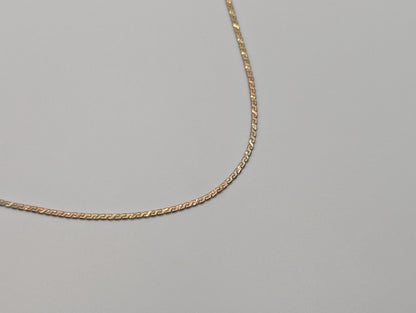 14k Yellow Gold Diamond Cut Necklace Chain Classic Gold Chain