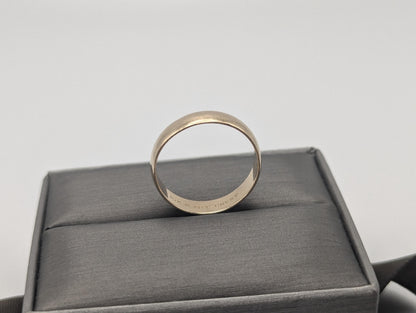 10k Yellow Gold Mens Art- Crest Wedding Ring 5mm Vintage Wedding Ring