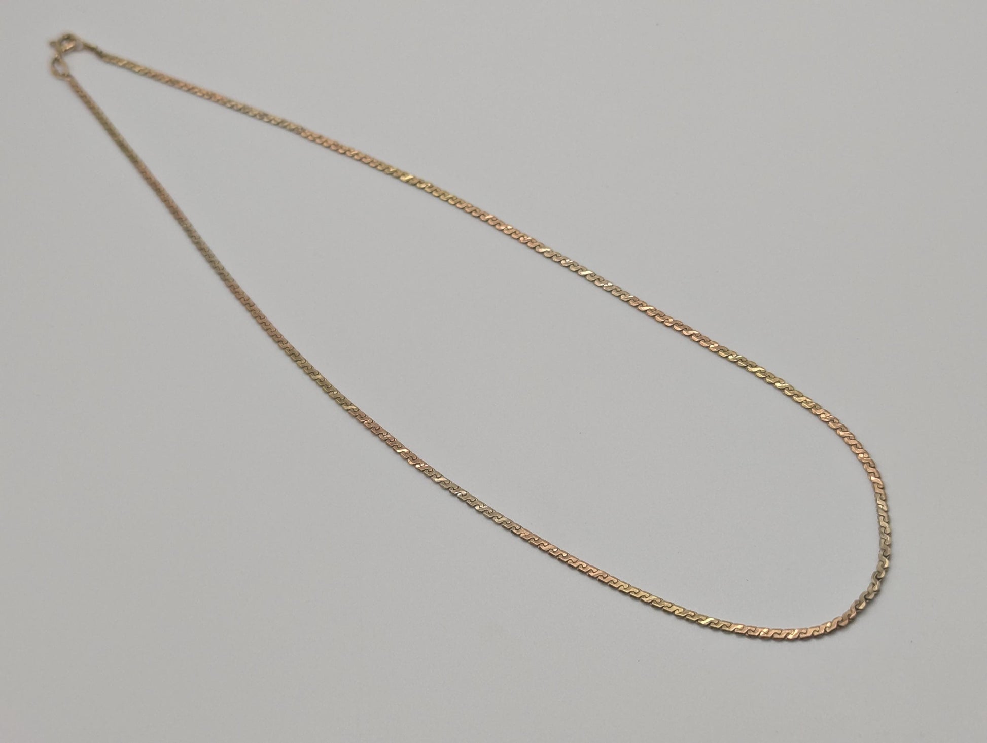 14k Yellow Gold Diamond Cut Necklace Chain Classic Gold Chain