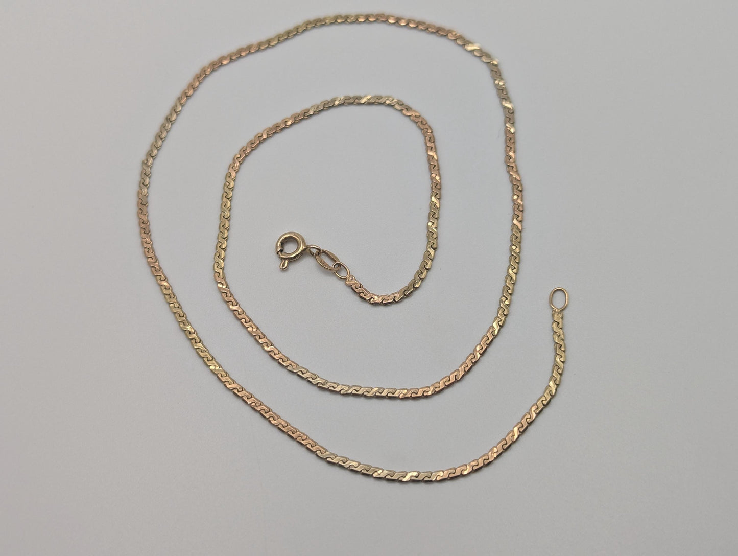 14k Yellow Gold Diamond Cut Necklace Chain Classic Gold Chain