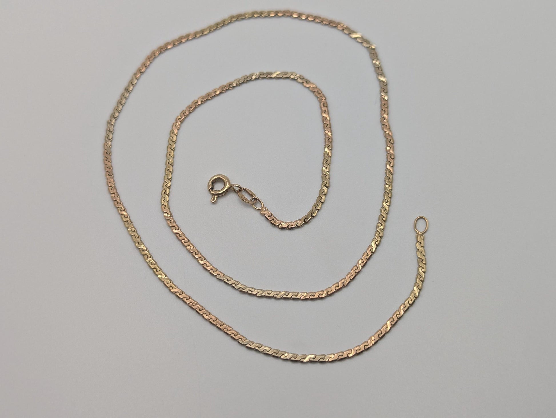 14k Yellow Gold Diamond Cut Necklace Chain Classic Gold Chain