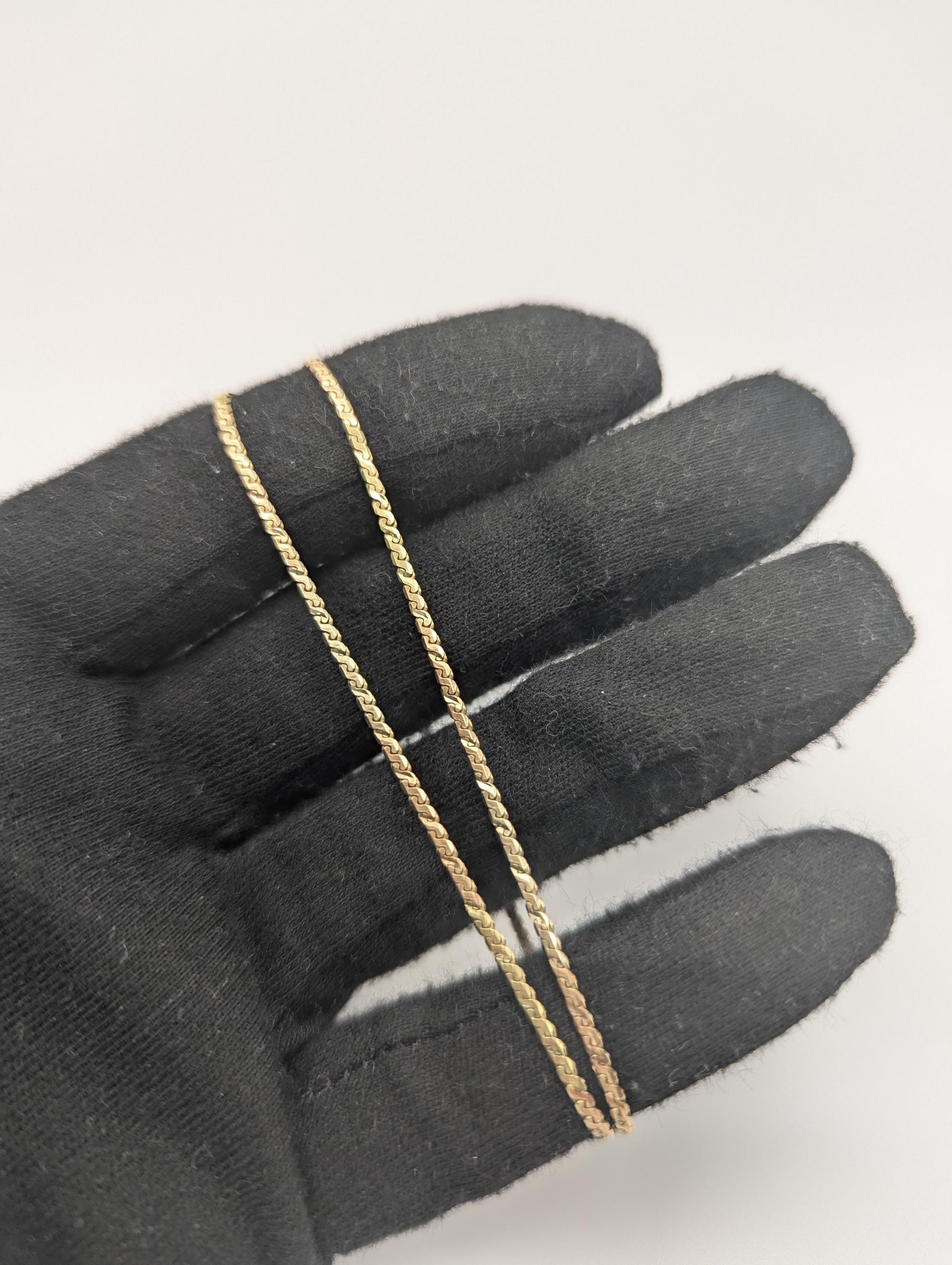 14k Yellow Gold Diamond Cut Necklace Chain Classic Gold Chain